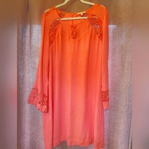 Gibson Latimer XL Coral Dress size 14-16 XL. Summer Time Vibes!